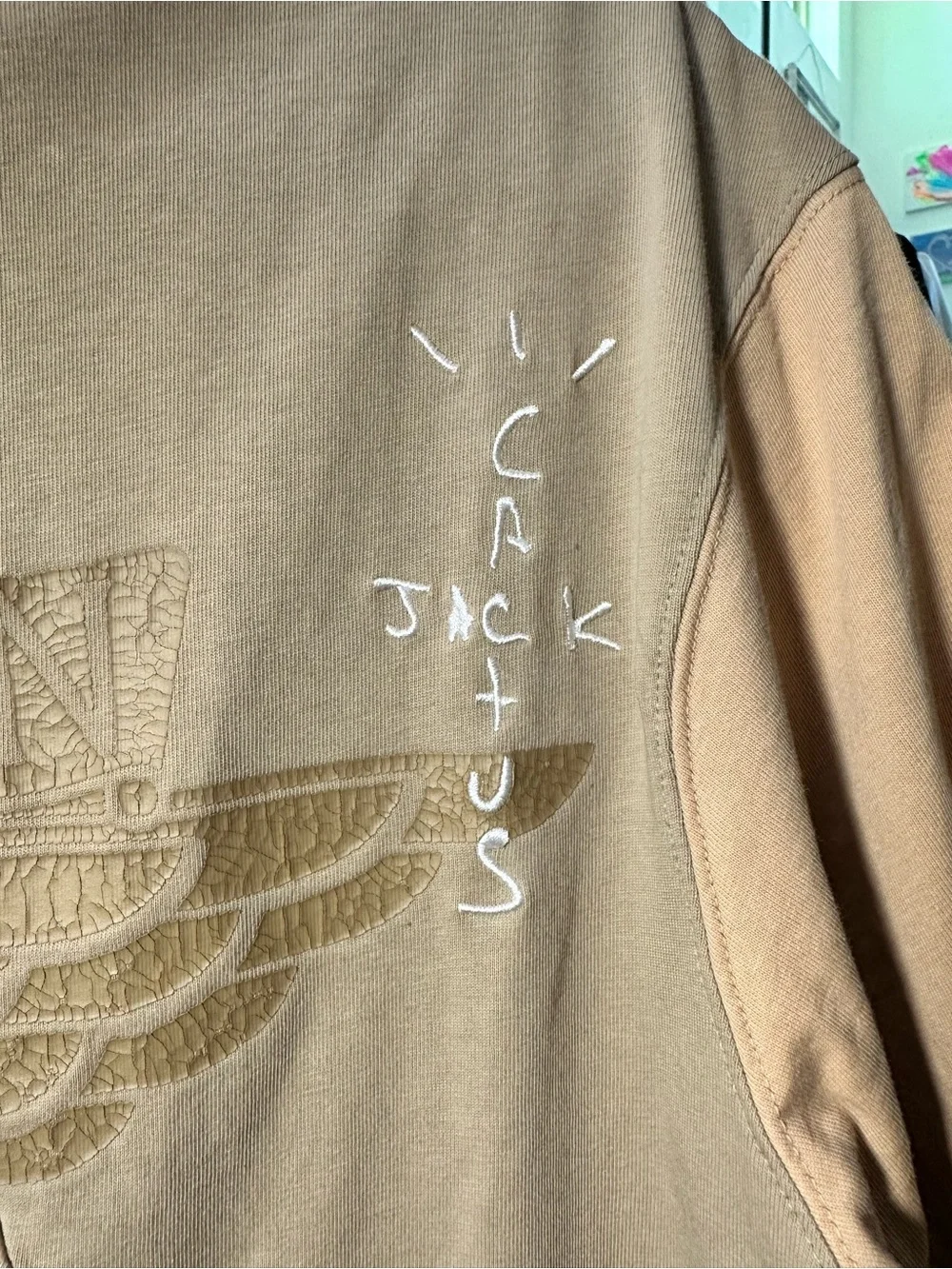 Jordan x Cactus Jack Tan Graphic T-Shirt